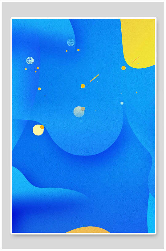 简约和纸纹理图片淡蓝色精美世界爱眼日海报太空插画抽象淡蓝梦幻立即