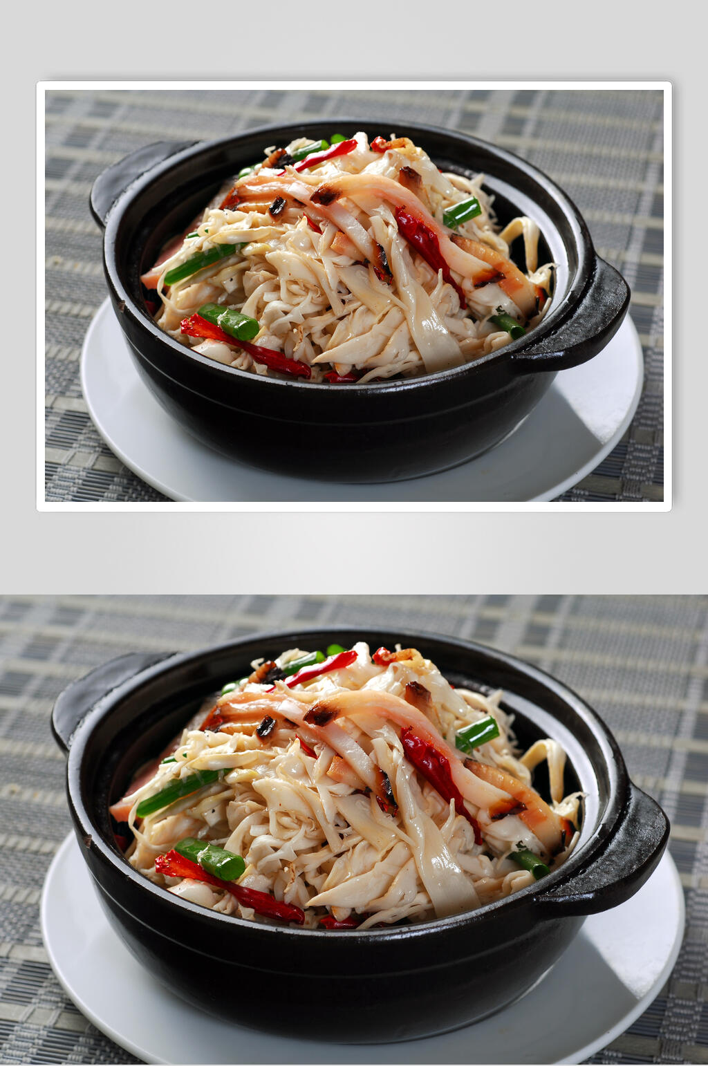 煲仔腊味笋美食图片素材