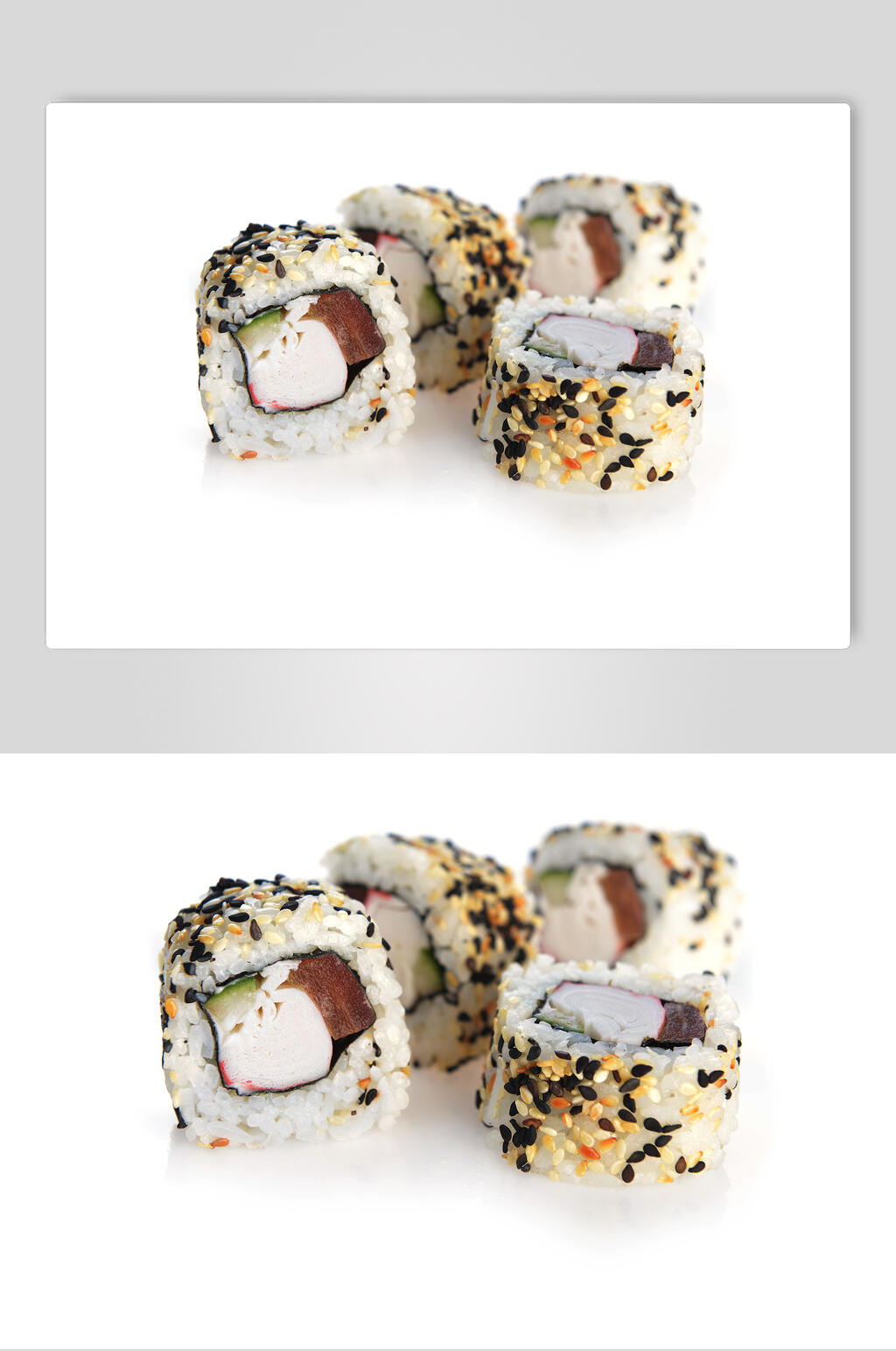 芝麻寿司美食图片食品图片素材
