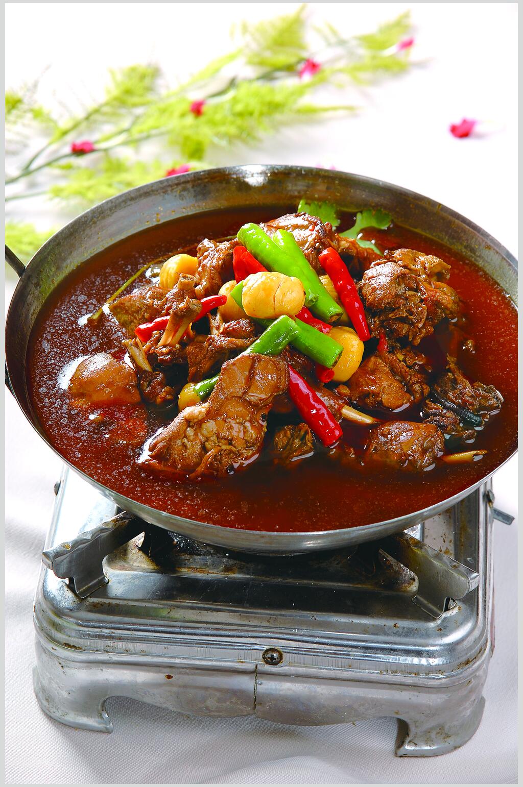干锅野山兔美食图片素材