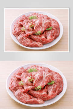 新鲜肉类肉片食材图片