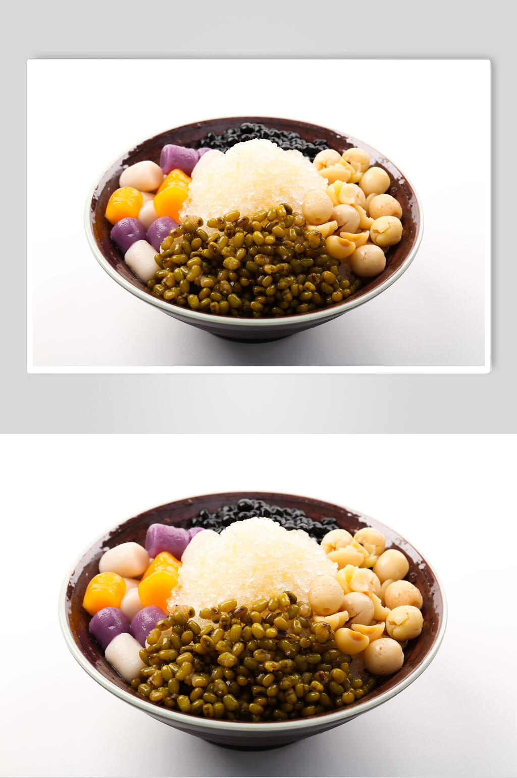 绿豆芋圆冰淇淋高清图片素材