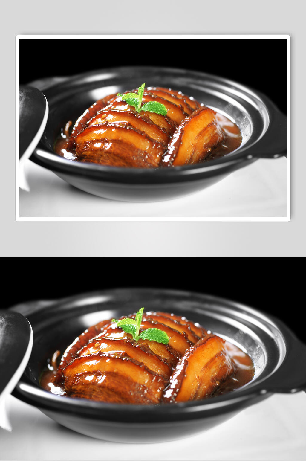 客家扣肉煲高清图片素材