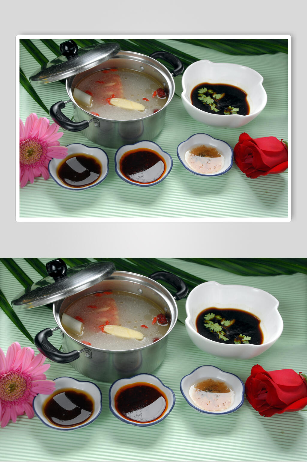 四季白味锅高清图片素材