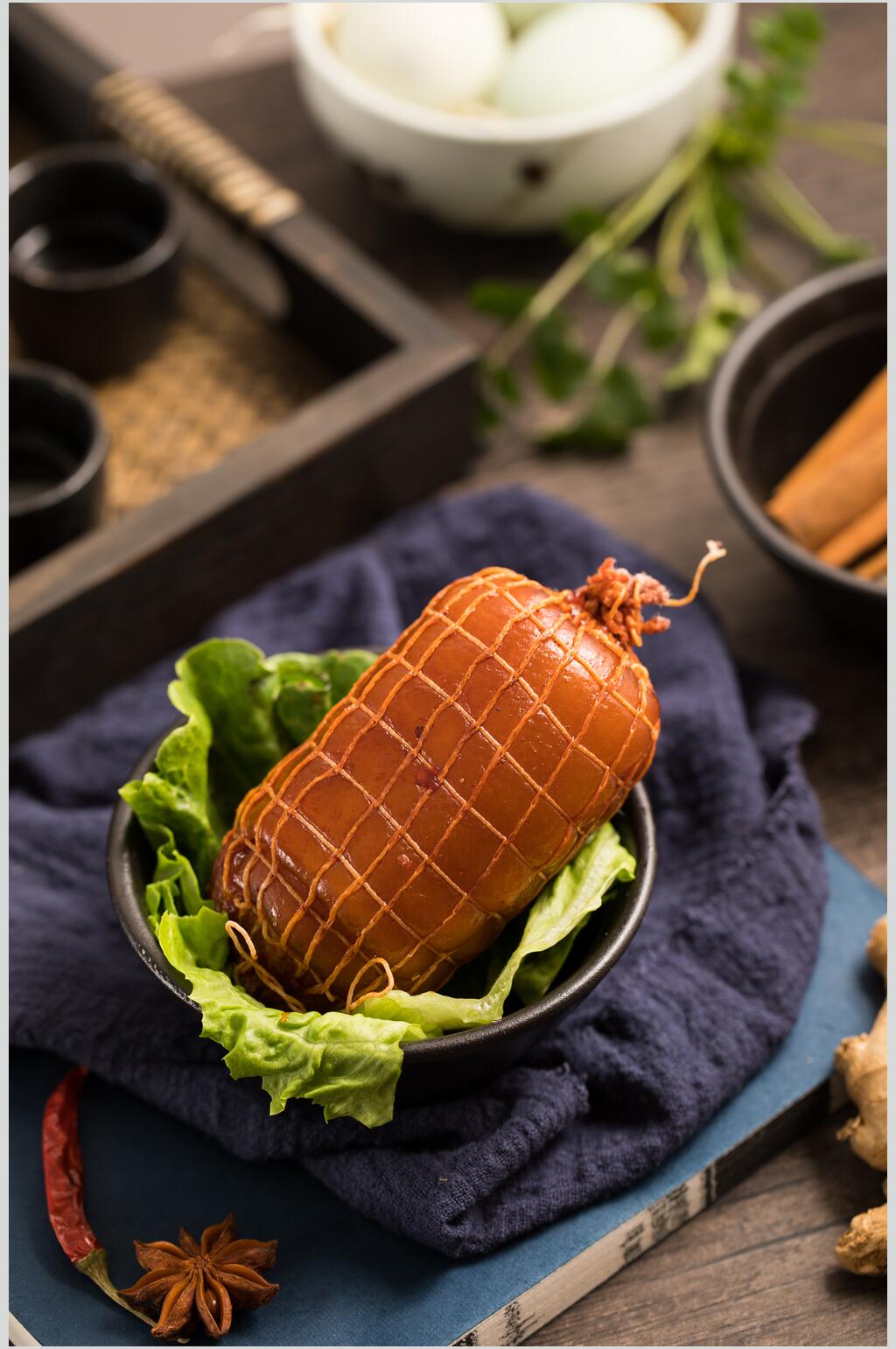 美味烤肠美食图片素材