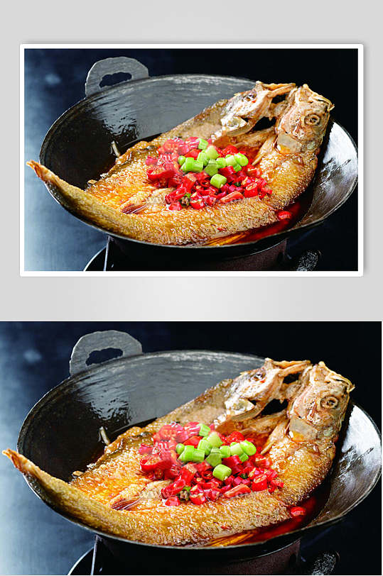 干锅翘鱼高清图片
