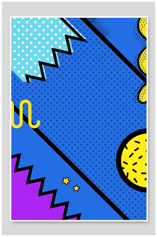 背景设计蓝色底纹路设计元素-众图网