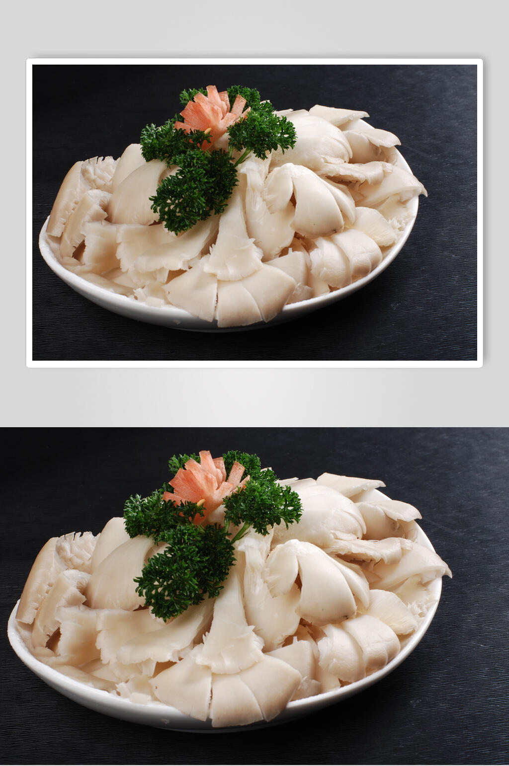 白色新鲜菌子美食摄影图片素材