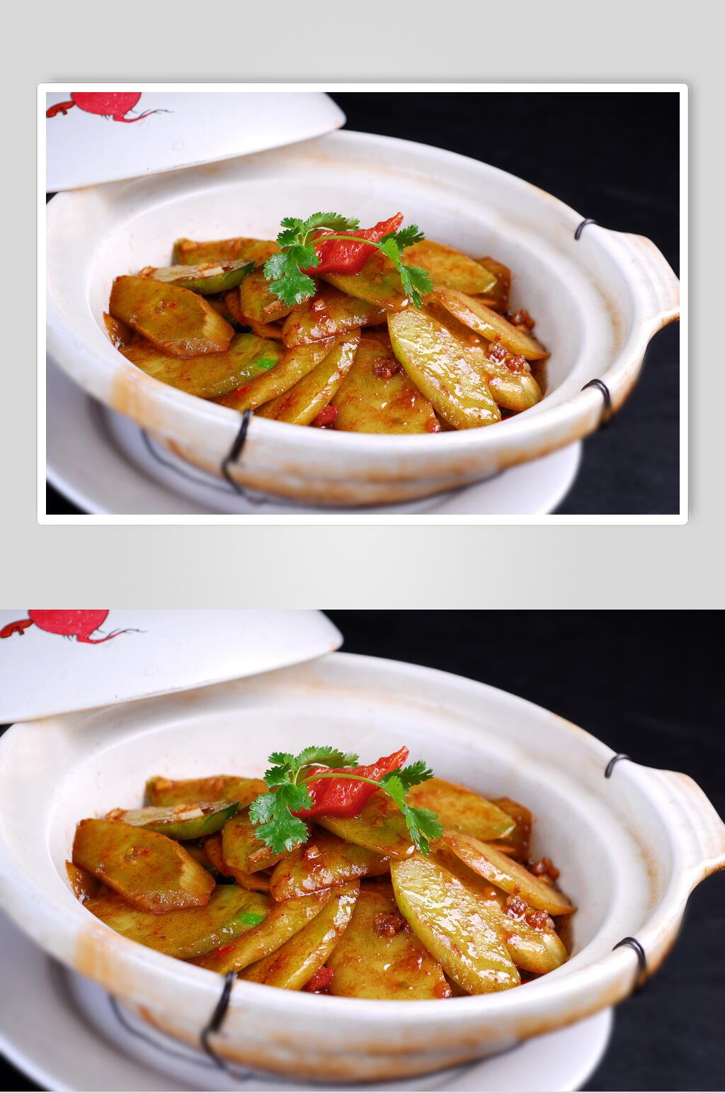 煲仔生啫芥兰美食高清图片素材
