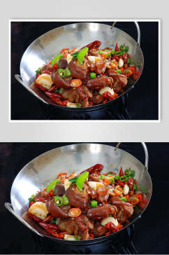 热菜干锅蹄花餐饮美食图片