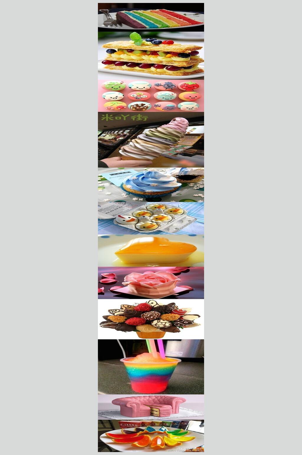 美味西式糕点集锦食品图片素材