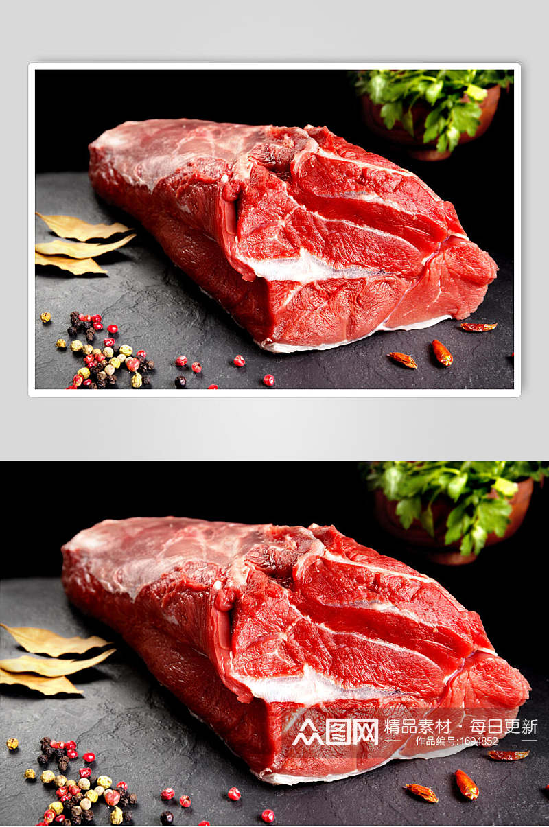 新鲜牛肉肉类图片素材