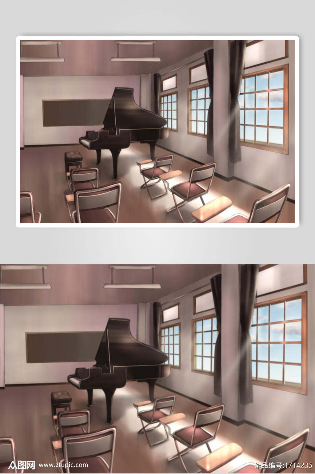 钢琴室精美日本学校漫画背景图模板下载 编号 众图网 钢琴室精美日本学校漫画背景图模板下载 编号 众图网