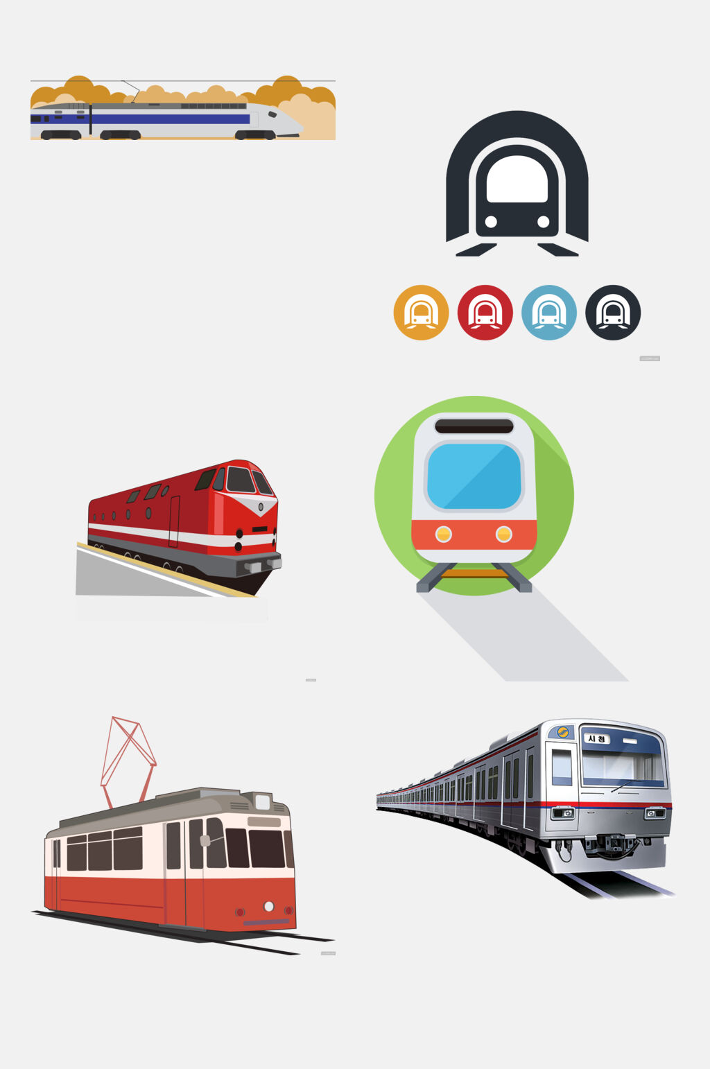 卡通火車動車高鐵圖片免摳元素素材