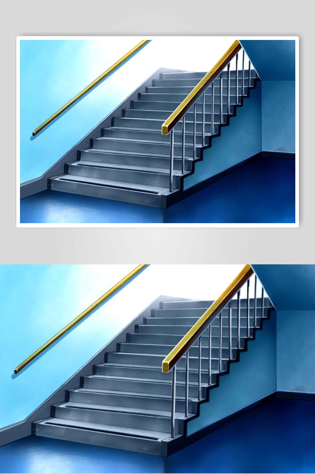 日本漫画学校楼梯教室背景模板下载 编号 众图网