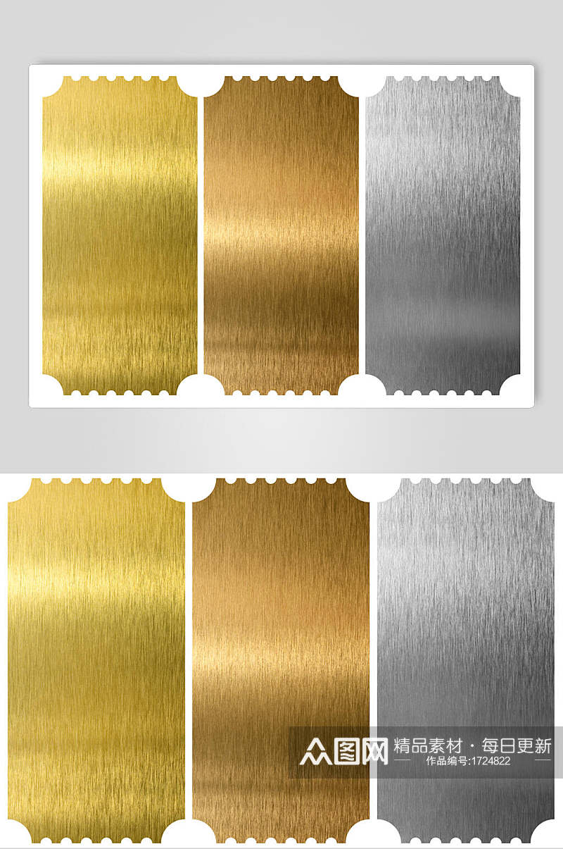 黄褐色不锈钢金属质感材质贴图片素材