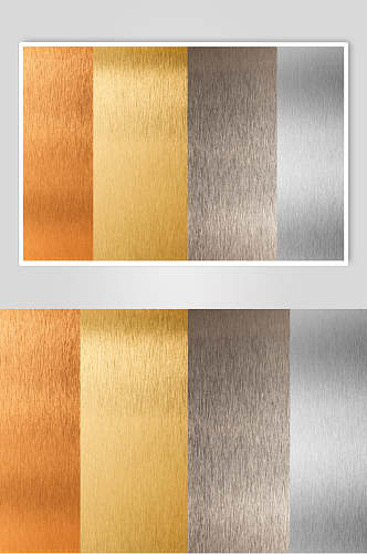 黄橙褐不锈钢金属质感材质贴图片