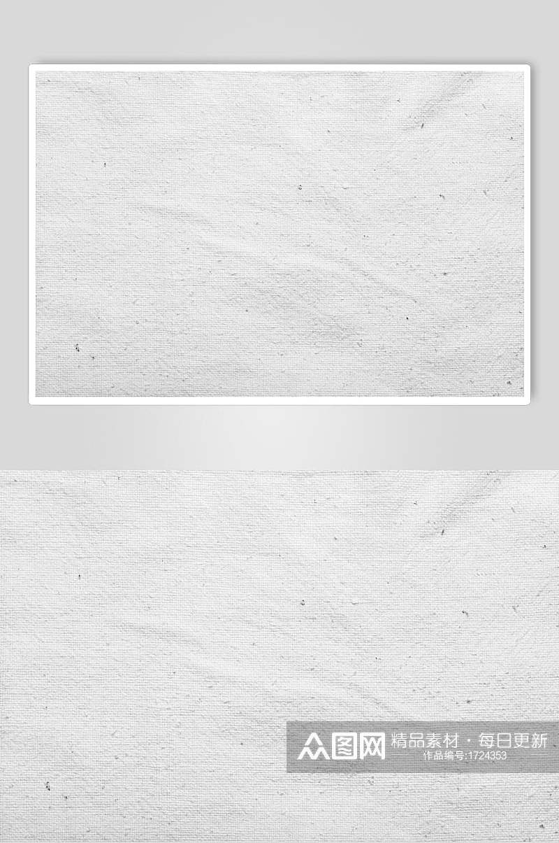 白色亚麻布粗布纹理贴图摄影图片素材