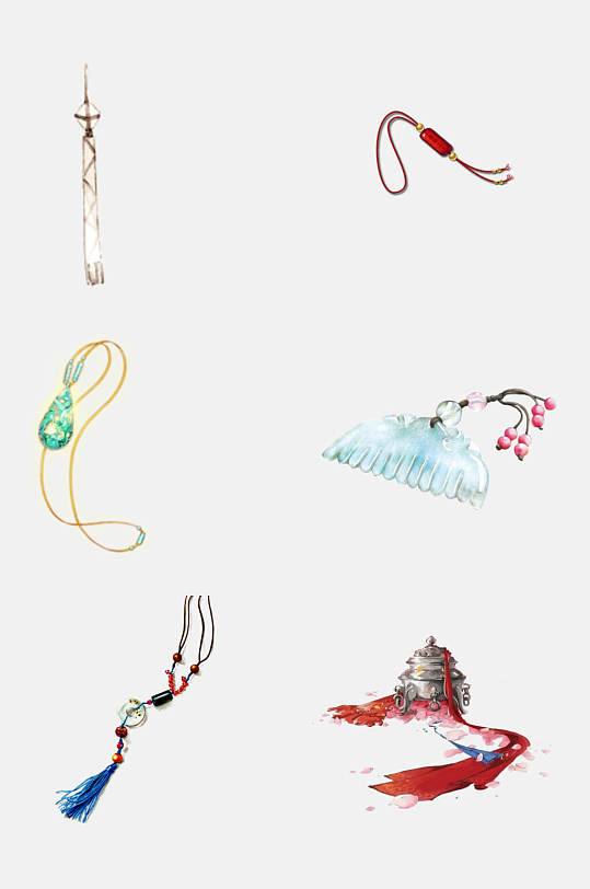 古风配饰图片-古风配饰素材下载-众图网