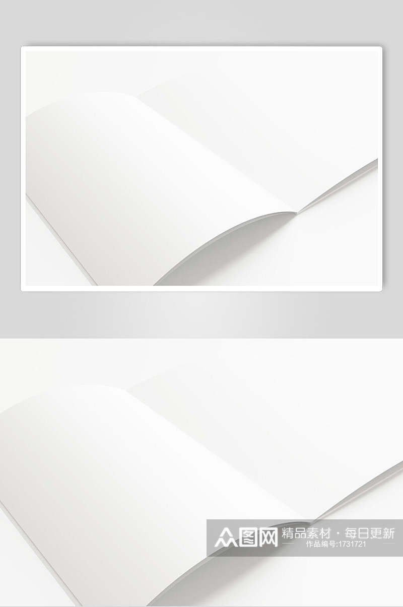 两折页展示样机效果图素材