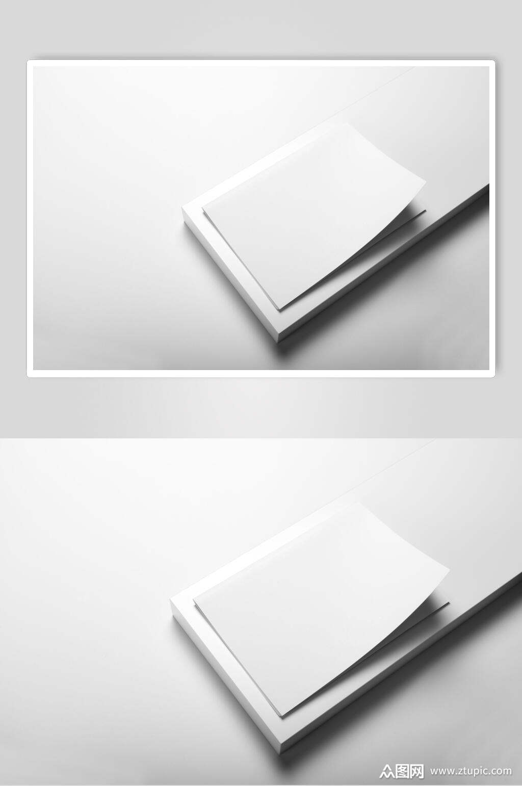 简约文稿书页白底样机模板下载-编号1752668-众图网