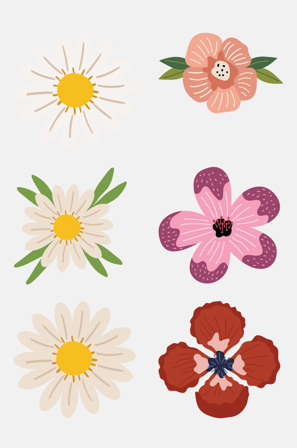 花朵森系花朵免抠元素素材