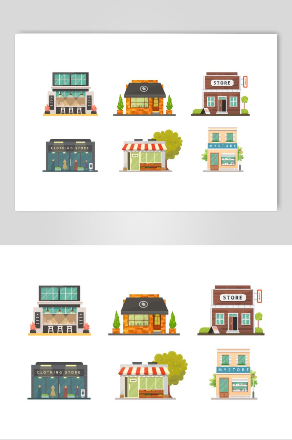 手绘商店素材_手绘商店模板_手绘商店设计图片免费下载-众图网