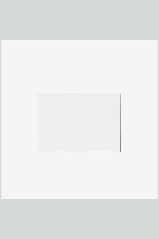 纯白色纸背景设计展示样机