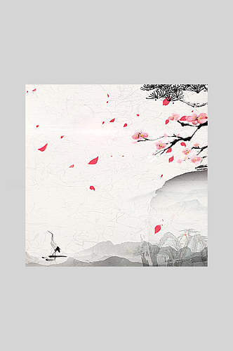简约中国风背景海报设计