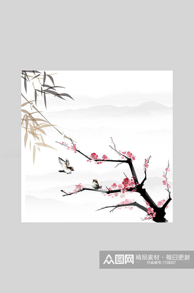 古典中国风背景海报设计素材