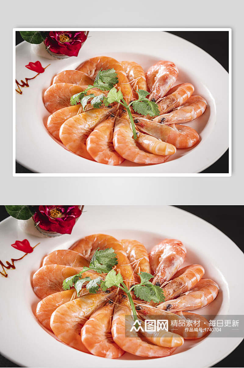 美味大虾菜品美食摄影图片素材
