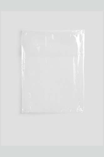 透明塑料袋褶皱标签胶贴样机效果图