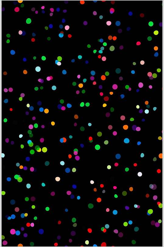 炫彩星点散落碎纸片图片