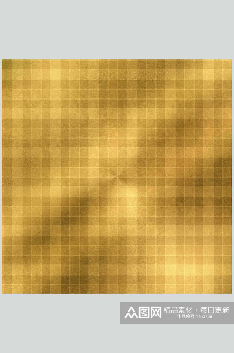 亚麻格子风金色金属纹理贴图图片素材