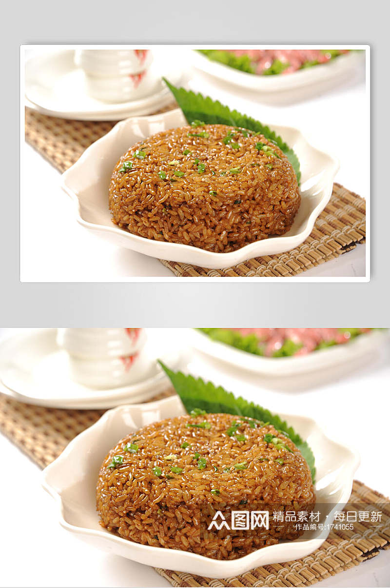 酱油炒饭食品摄影图片素材