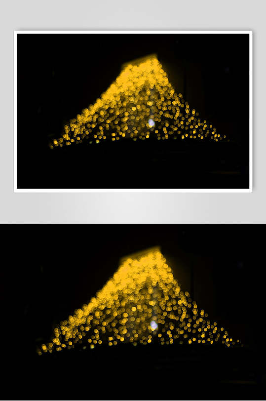 黑金高端光斑光效图片