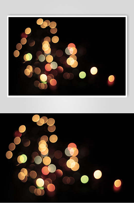 暖色光影光斑特效图片