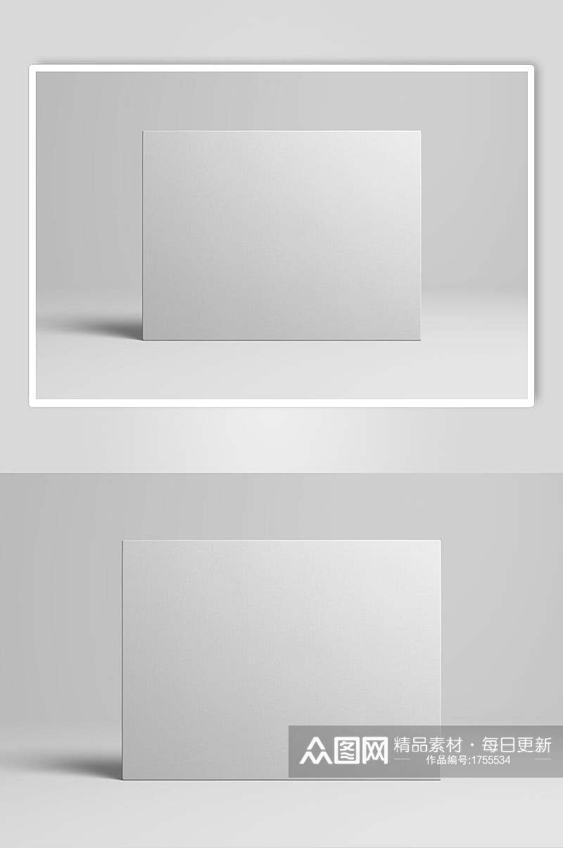 空白相框相纸图片样机效果图素材