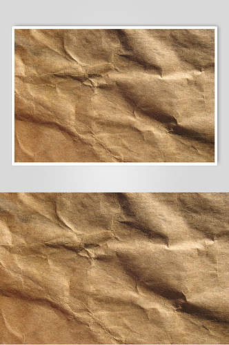 褶皱棕色牛皮纸羊皮纸纹理贴图图片