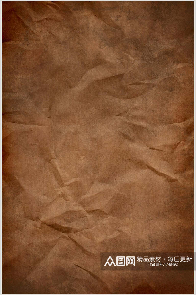 深棕色牛皮纸羊皮纸纹理贴图图片素材