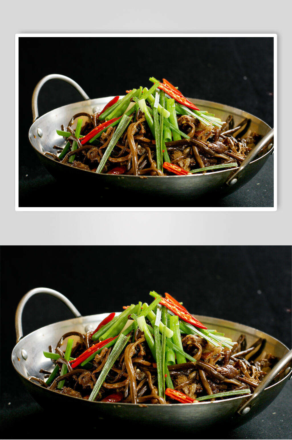 茶树菇麻辣香锅美食图片素材