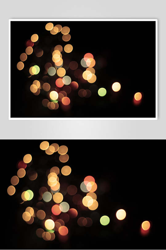 模糊大圆点光斑光效图片