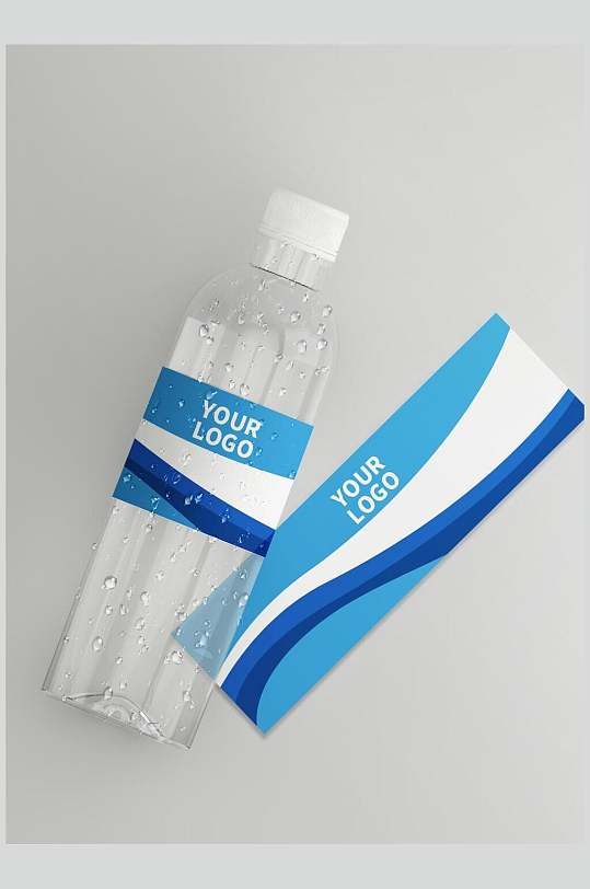 塑料矿泉水瓶子包装样机