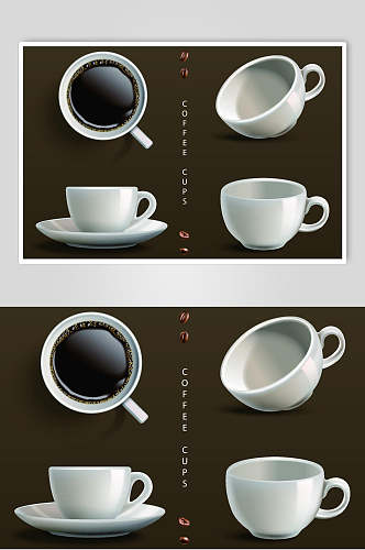 创意高端咖啡海报背景素材