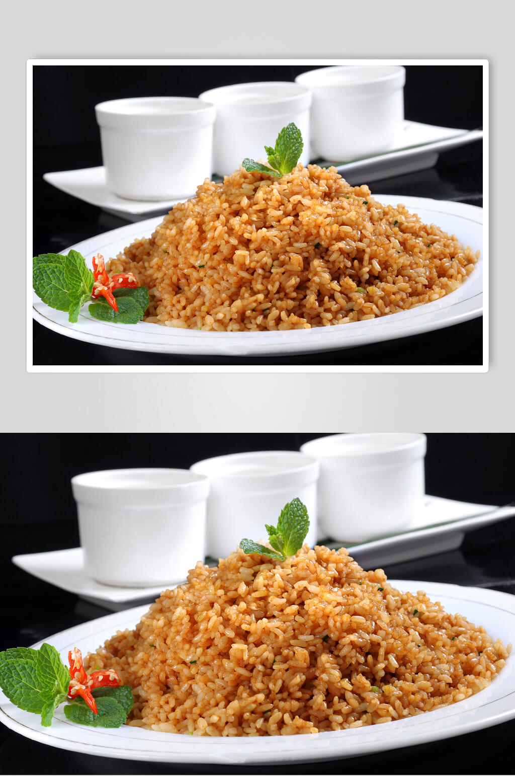酱油炒饭高清摄影图片素材
