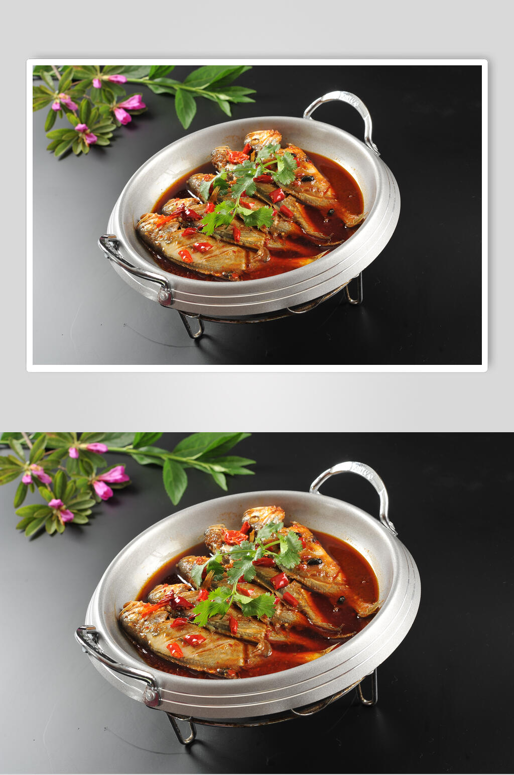 美味黄鱼麻辣香锅美食图片素材