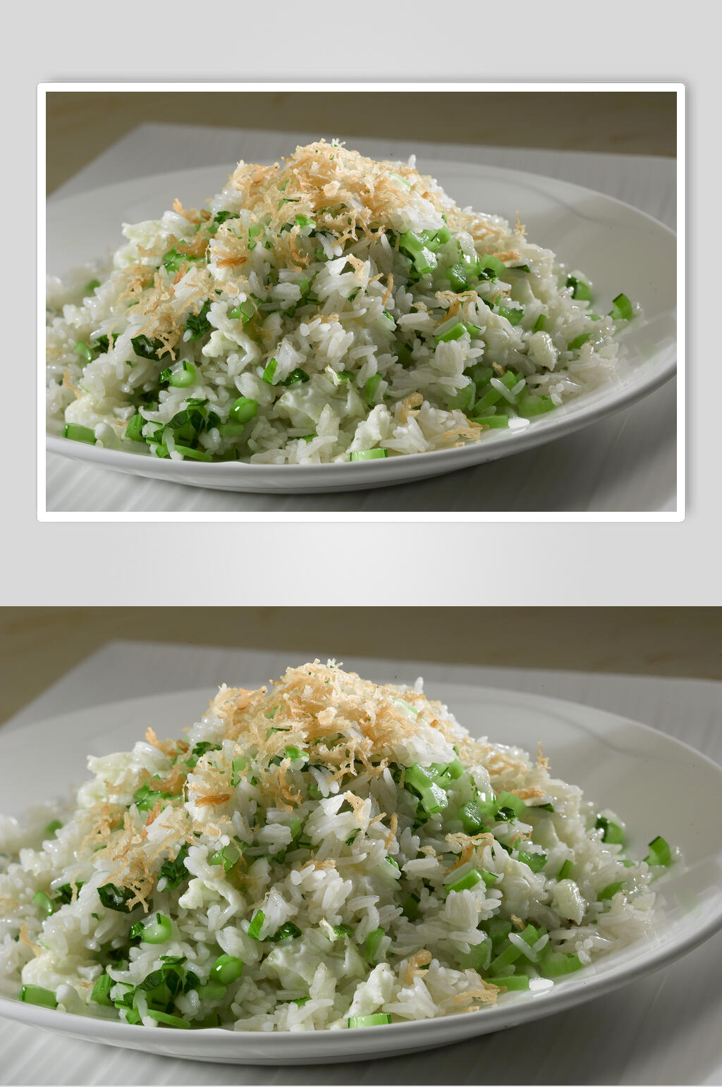 健康美食青菜炒饭摄影图片素材