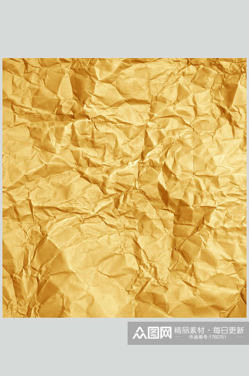 金色褶皱牛皮纸羊皮纸纹理贴图图片素材
