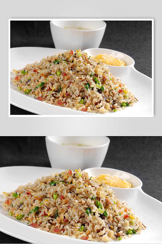 小吃炒饭摄影图片