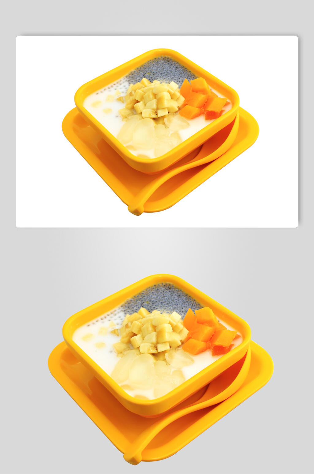 甜品水果捞美食高清图片素材